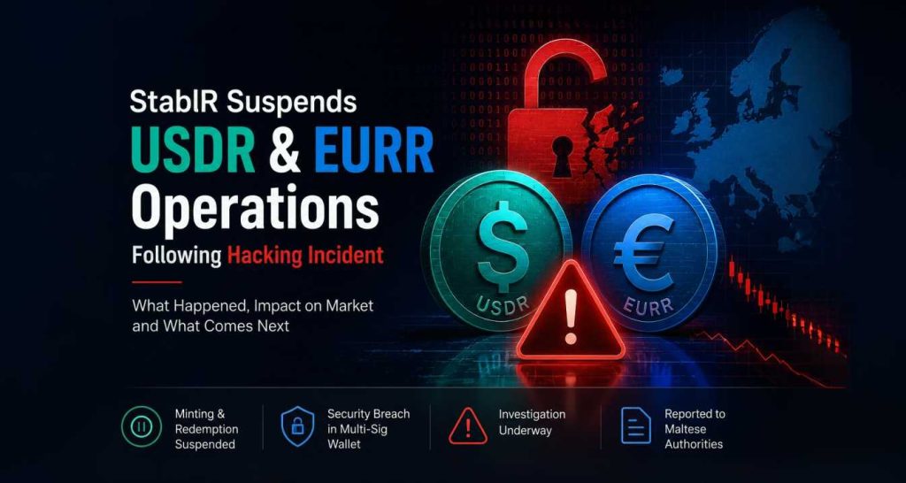 StablR Suspends USDR and EURR Operations Following Major Security Breach